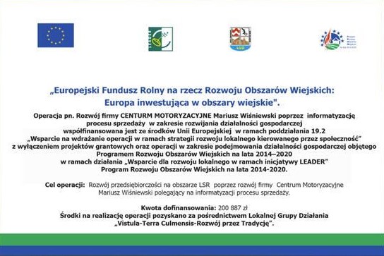 Tablica informacyjna projektu unijnego